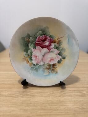 Hand-Painted Porcelain Decorative Collector Plate VINTAGE
